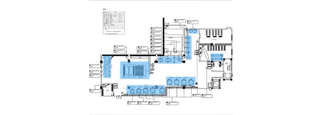Commercial laundry plant layout floor plan